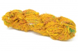 Sari Silk Yarn - Yellow