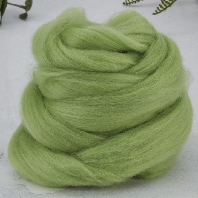 Soft Lime Dyed Merino 4.90