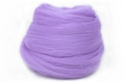 Dyed Corriedale Wool: Purple 100gm